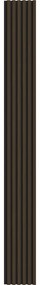 Mexen Lam-F, akustické stenové lamely 275 × 30 cm, plstený podklad 8 mm, technická dyha, orech pálený, S105-275307-3015-024