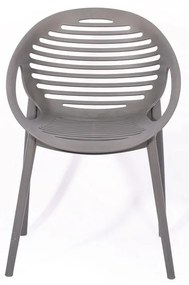 Sivá stohovateľná záhradná stolička Bonami Essentials Joanna