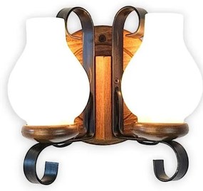 Brilagi - Nástenné svietidlo ROATA APLICA 2xE14/40W/230V buk/orech