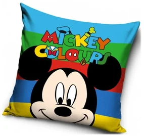 Vankúš Mickey Mouse - Disney - motív Colours - 40 x 40 cm