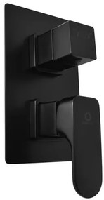 RAV SLEZÁK Yukon sprchová a vaňová batéria vrátane podomietkového telesa čierna matná YU186KCMAT