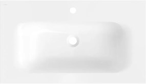 Mexen Vela, umývadlo na zapustenie 81 x 46,5 cm, biela lesklá, 25238000