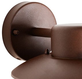 Priemyselná nástenná lampa hrdzavohnedá IP44 - Shell