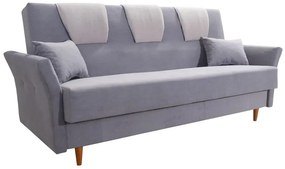 Sedacia súprava Boston 3+1+1, sivá (MIL 17009/17002, jelša)