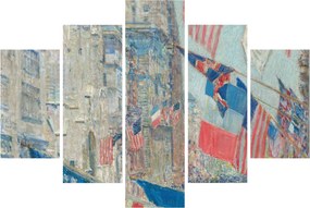 Obraz - Childe Hassam, Allies day, reprodukcia (150x105 cm)