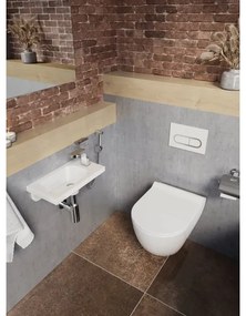 Ravak X01535 - Závesné WC Rimless UNI keramika/biela