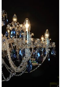 Wranovsky JWZ166182231 - Krištáľový luster na reťazi OCEAN 18xE14/40W/230V