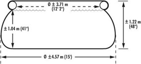Bazén Intex Easy Set 4,57 x 1,22 m kompletset s filtráciou