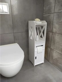 Praktický kúpeľňový regál 80 x 21,5 x 25 cm