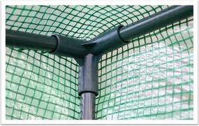 Garden Line Zelený skleník na paradajky 200 x 77 x 168/146 cm