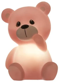 LED detské nočné svetlo TEDDY 10x13,5 cm - viac farieb Farba: Ružová