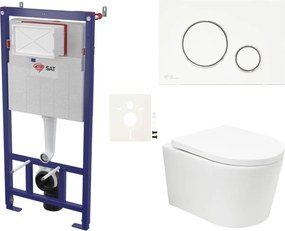 Závesný WC set do ľahkých stien / predstenová SAT BREVIS SIKOSSBRTOR70K