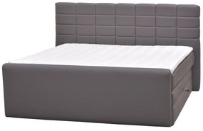 Postel boxspring KABRERA 160 x 200 cm; šedá