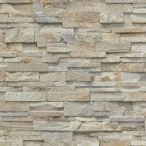 Vliesové tapety, kameň pieskovec  svetlo hnedý, Origin 236310, P+S International, rozmer 10,05 m x 0,53 m