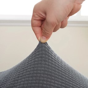 4Home Napínací poťah na stoličku Magic clean svetlosivá, 45 - 50 cm, súprava 2 ks