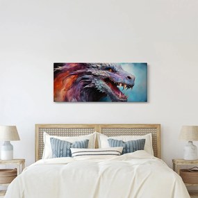 Obraz - Ilustrácia draka (120x50 cm)