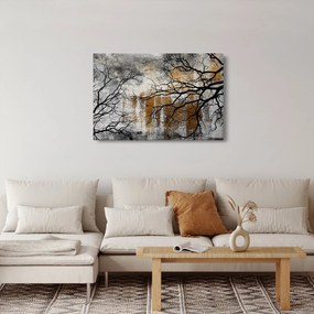 Obraz - Siluety stromov (90x60 cm)