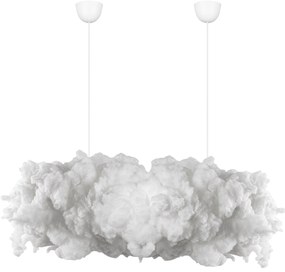 Závesný luster Serenity 90 cm biely