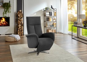 XXXLutz RELAXAČNÉ KRESLO, textil, tmavosivá Sit & More - Online Only obývacie izby - 000144006106