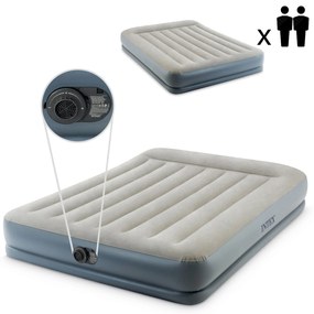 Intex Dvojitý nafukovací matrac Intex 64118ND 203x152 cm s pumpou