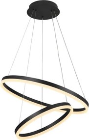 LED Stmievateľný luster na lanku LED/70W/230V 3000-6500K + diaľkové ovládanie