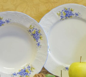 Thun tanierová súprava Bernadotte nezábudka 18- dielná