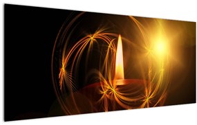 Obraz sviečky (120x50 cm)