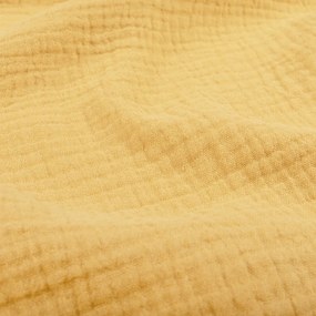 Biante Mušelínová plienka/dečka Nature MSN-059 Svetlo žltooranžová 120x120 cm