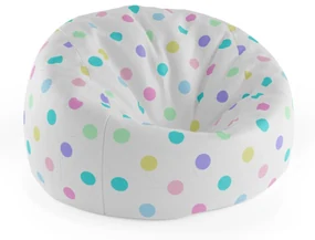 Sablio Sedací vak Cocoon Puntík vedle puntíku - 75 x 45 x 35 cm
