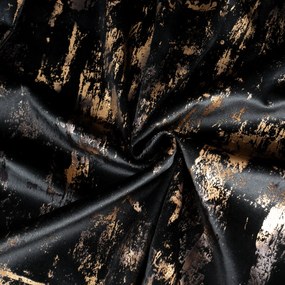 ZATEMŇOVACÍ ZÁVES NA KRÚŽKOCH TONIA 140X250 CM ČIERNA