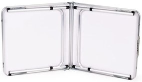 Bestent Kempingový stôl skladací 120x60cm a 4 stoličky Black