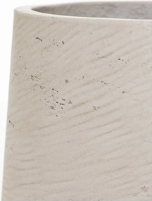 Kvetináč TROPICO, sklolaminát, výška 29 cm, béžová