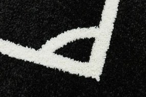 Koberec Lima 6333B čierny / biely