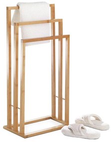 Autronic -  Stojan na uteráky, výška 82 cm, masív bambus, prírodný odtieň, nosnosť 5 kg - DR-039