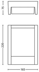 Philips - LED Vonkajšie nástenné svietidlo ARBOUR LED/3,8W/230V IP44