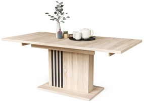 LEONEL Dub Sonoma – MODERNÝ ROZKLADACÍ STÔL AŽ DO 180 cm!