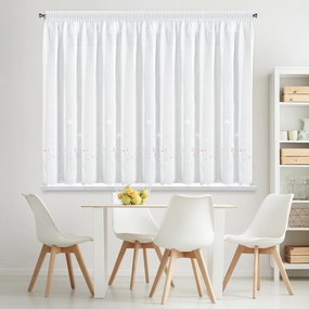 ZÁCLONA NA PÁSKE INESA 350X160 CM KVETY