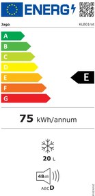 Jago Elektrický chladiaci box 2 v 1, 20 l, červená