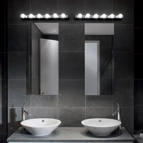 Ideal Lux - Nástenné svietidlo PRIVE 6xE14/40W/230V lesklý chróm