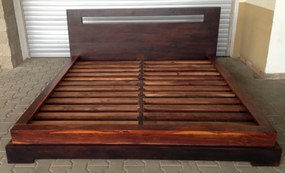 furniture-nabytek.cz - Posteľ 180x200 masív z dreva palisander