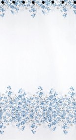 ZÁVES NA KRÚŽKOCH NOA 140X250 CM KVETY