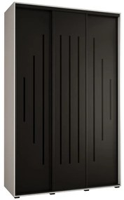 Skriňa 45 Canaris 12 150 biela/čierna/čierna