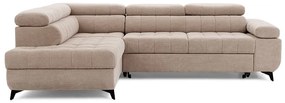 Rohová sedacia súprava rozkladany Dragonis Ľavý - béžový Crown 2 Beige