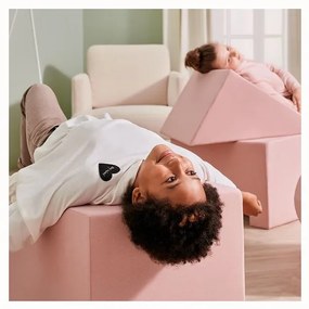 Penová prekážková dráha ihrisko 270 cm + bazén 60x30 cm ružová