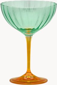 Poháre na šampanské Jazzy Arancia, 2 ks