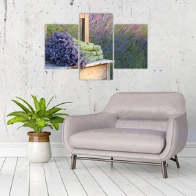 Obraz - Levanduľové zväzky (90x60 cm)