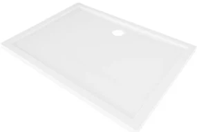Mexen, Mexen Flow obdĺžniková sprchová vanička slim 100 x 90 cm, biela lesklá, 46R109010