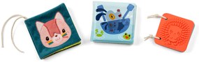 Lilliputiens – súprava 3 senzorických knižiek – mačička Jeanne