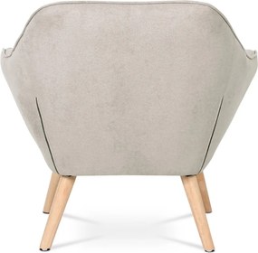 Relaxačné kreslo ASPO — masív, látka, sivohnedá