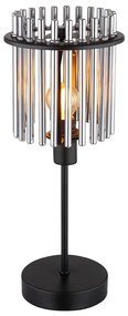 Globo 15698T - Stolná lampa GORLEY 1xE14/40W/230V pr. 15 cm čierna